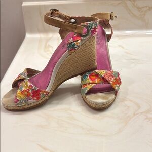 Sperry Women's Floral Sandals - Multicolor and Tan